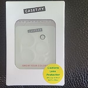 Casetify Cream Camera Privacy Cover for iPhone 16 Pro/Pro Max